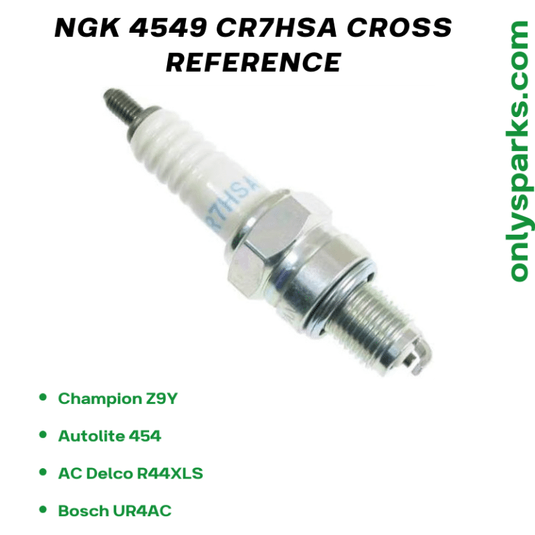 NGK 4549 CR7HSA Cross Reference - Plug Specs